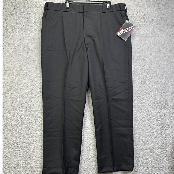 Elbeco Uniform Pants Mens 44R Tex Trop2‎ Black Tactical Tech Workwear E320RN NEW - Picture 1 of 14